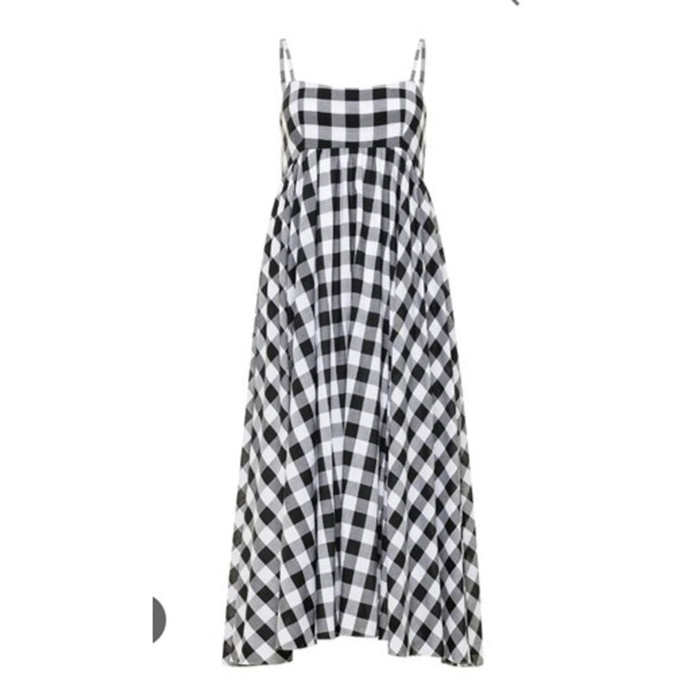AZEEZA Sz XS Rachel Gingham Midi Dress NWT - Picture 14 of 14